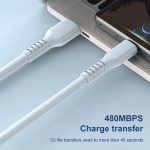 ADC-014 6A USB-auf-USB-C/Typ-C-Flüssigsilikon-Datenkabel – Bild 3