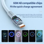 ADC-014 6A USB-auf-USB-C/Typ-C-Flüssigsilikon-Datenkabel – Bild 4