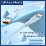 ADC-014 6A USB-auf-USB-C/Typ-C-Flüssigsilikon-Datenkabel – Bild 7