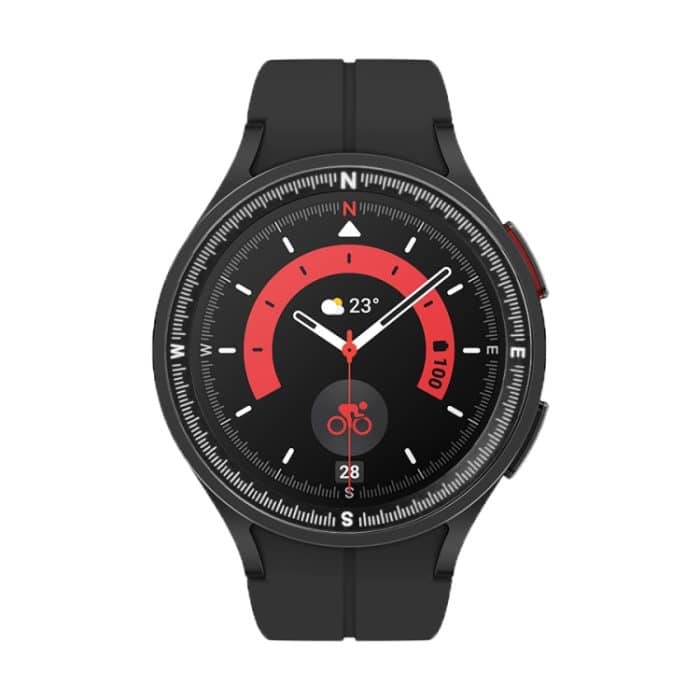 Kompass-Skala-Metall-Uhrenlünette, For Samsung Galaxy Watch 5 Pro – Bild 1