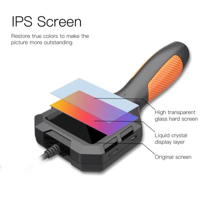 P10 2,8-Zoll-HD-Handendoskop mit LCD-Bildschirm, 8mm 2m, 5.5mm 2m, 3.9mm 2m, 8mm 5m, 5.5mm 5m, 3.9mm 5m, 8mm 10m, 5.5mm 10m, 3.9mm 10m – Bild 5