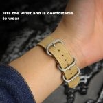 Uhrenarmband mit gewebter Nylon-Stahlschnalle, For Google Pixel Watch – Bild 4