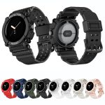 Dreiteiliges, einfarbiges, integriertes Uhrenarmband, For Google Pixel Watch – Bild 2
