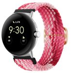 Geflochtenes Uhrenarmband aus Nylon mit Schnalle, For Google Pixel Watch