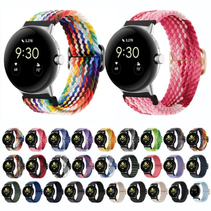 Geflochtenes Uhrenarmband aus Nylon mit Schnalle, For Google Pixel Watch – Bild 2
