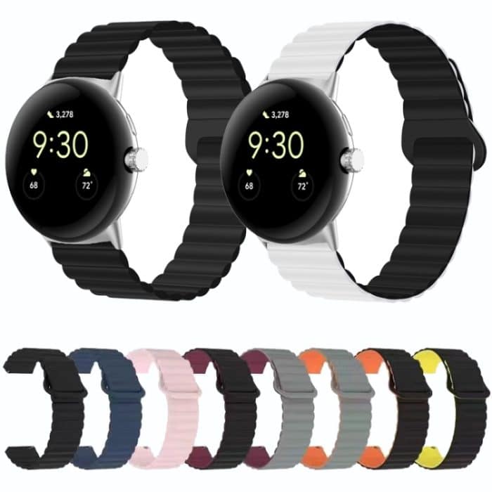 Magnetisches Silikon-Uhrenarmband mit umgekehrter Schnalle, For Google Pixel Watch – Bild 2