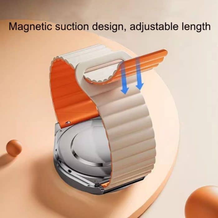 Magnetisches Silikon-Uhrenarmband mit umgekehrter Schnalle, For Google Pixel Watch – Bild 4