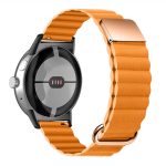 Magnetisches Echtleder-Uhrenarmband mit umgekehrter Schnalle, For Google Pixel Watch