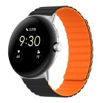 Zweiteiliges magnetisches Silikon-Uhrenarmband, For Google Pixel Watch