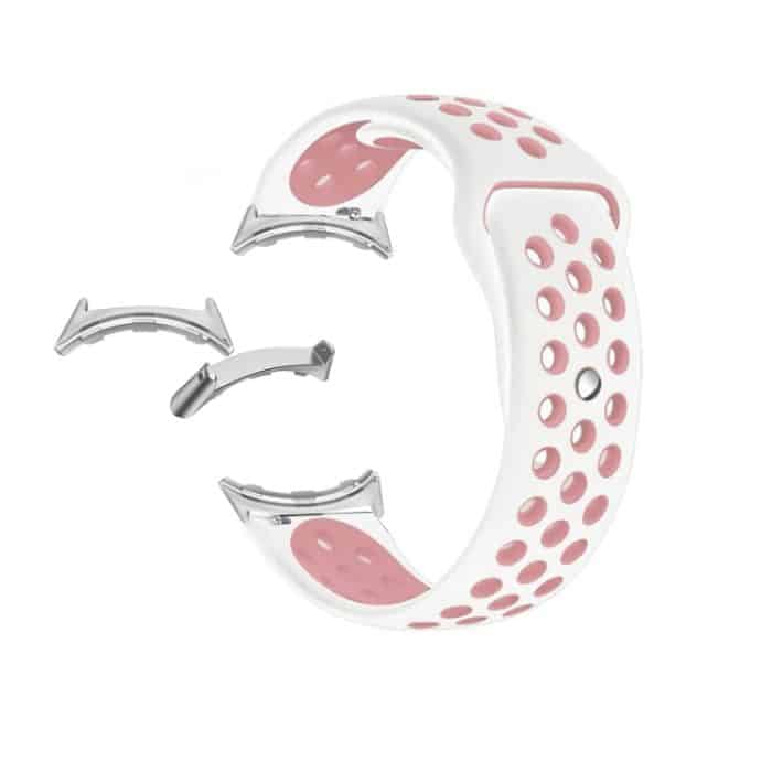 Zweifarbiges Silikon-Uhrenarmband mit umgekehrter Schnalle, For Google Pixel Watch – Bild 3