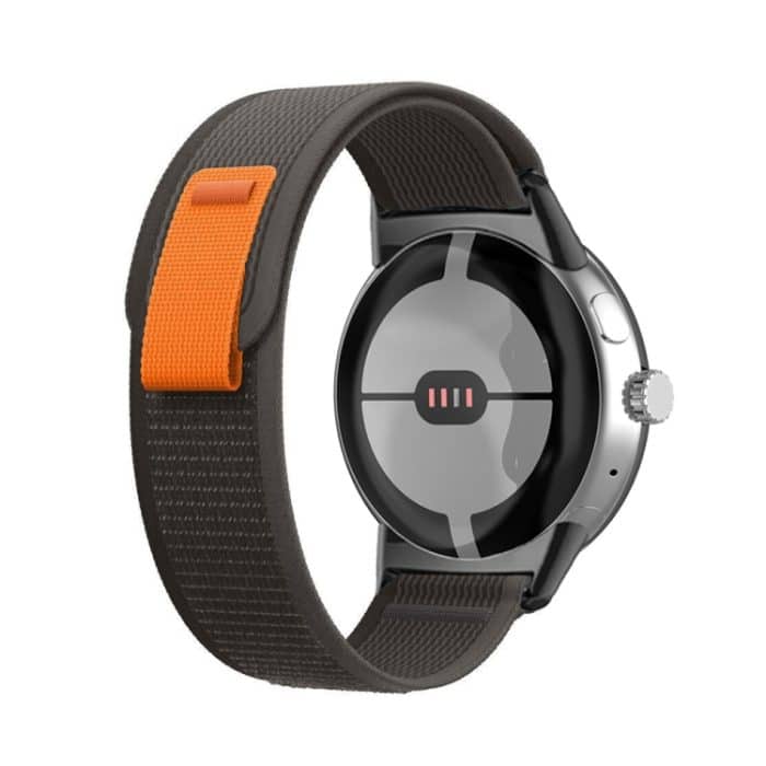 Loop-Uhrenarmband aus Nylon mit schwarzem Verbindungsstück, For Google Pixel Watch – Bild 1