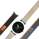 Loop-Uhrenarmband aus Nylon mit schwarzem Verbindungsstück, For Google Pixel Watch – Bild 5