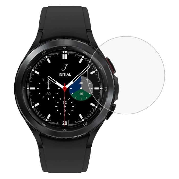 EDA004176201.jpg 0,26 mm 2,5D 9H Displayschutzfolie aus gehärtetem Glas für Uhren, For Samsung Galaxy Watch4 Classic 46mm, For Samsung Galaxy Watch4 40mm – Bild 1
