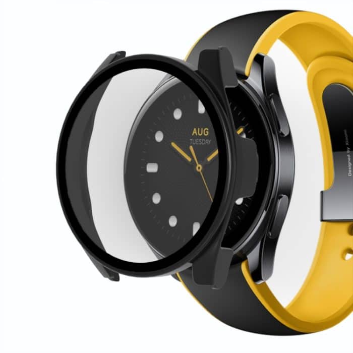Integriertes Uhrenschutzgehäuse aus PC + 9H-gehärtetem Glas, For Xiaomi Watch S2 46mm – Bild 2