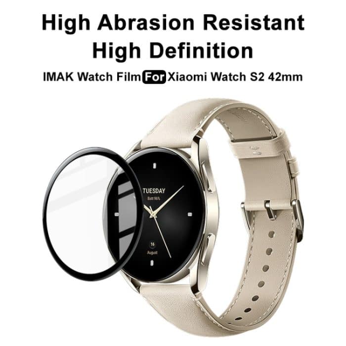 imak Plexiglas HD Uhrenschutzfolie, For Xiaomi Watch S2 42mm, For Xiaomi Watch S2 46mm, For Huawei Watch Buds – Bild 3