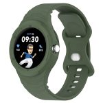Integriertes Uhrenarmband aus Silikon mit Lederstruktur, For Google Pixel Watch