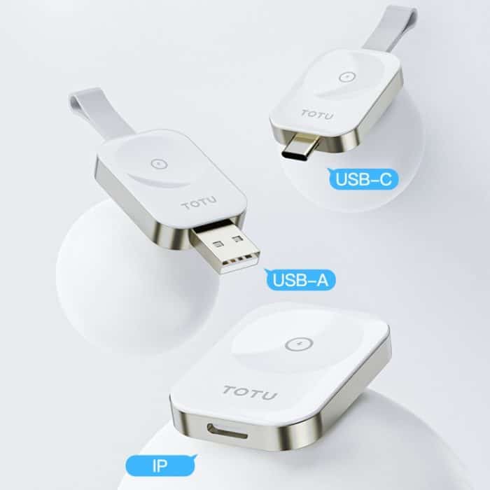Für Apple Watch TOTUDESIGN Watch kabelloses magnetisches Ladegerät, USB-A, USB-C / Type-C, 8 Pin – Bild 2