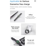 Für Apple Watch TOTUDESIGN Watch kabelloses magnetisches Ladegerät, USB-A, USB-C / Type-C, 8 Pin – Bild 4
