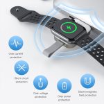 Für Apple Watch TOTUDESIGN Watch kabelloses magnetisches Ladegerät, USB-A, USB-C / Type-C, 8 Pin – Bild 6