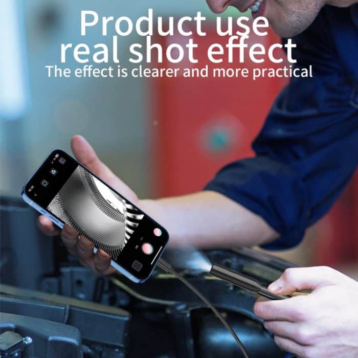 AN112 IP68 8LEDS 8mm Industrievideoskop für 8-Pin, 1m Flexible Line, 2m Flexible Line, 3.5m Flexible Line, 5m Flexible Line, 10m Flexible Line, 1m Hard Line, 2m Hard Line, 3.5m Hard Line, 5m Hard Line, 10m Hard Line – Bild 7