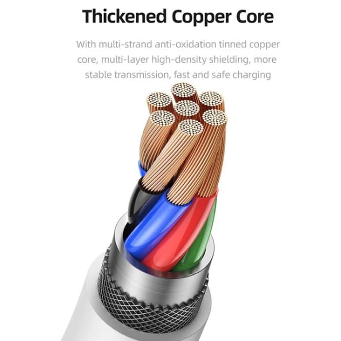 USAMS US-SJ610 U84 PD20W USB-C/Typ-C auf 8-poliges Ladedatenkabel – Bild 3