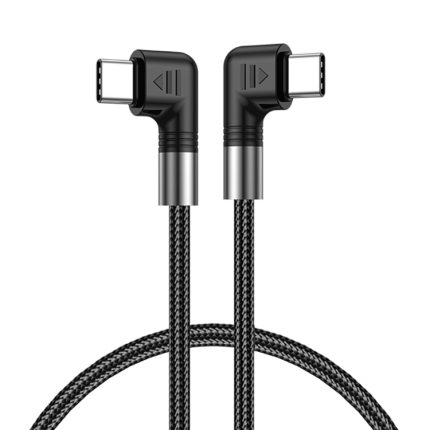 A9 100-W-USB-C/Typ-C-zu-USB-C/Typ-C-Doppelwinkel-Datenkabel