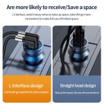 A9 30 W USB-C/Typ-C auf 8-poliges Doppelwinkel-Datenkabel – Bild 5