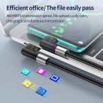 A9 30 W USB-C/Typ-C auf 8-poliges Doppelwinkel-Datenkabel – Bild 7