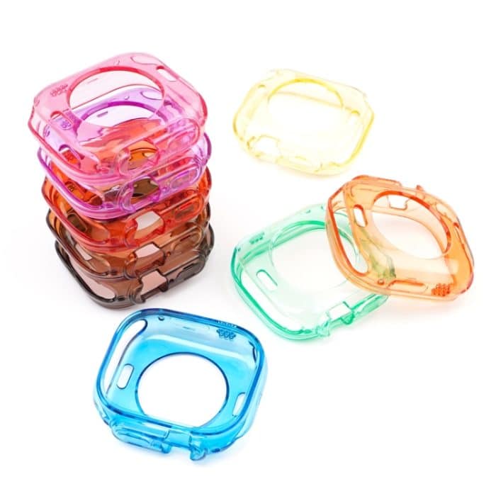 Glacier Jelly Uhrenarmband mit transparentem TPU-Gehäuse, For Apple Watch Ultra 49mm – Bild 3