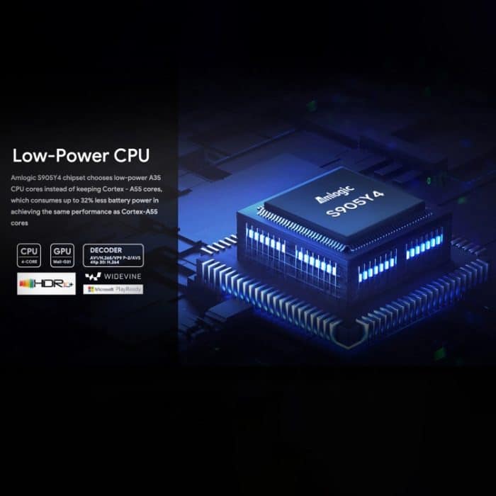 MECOOL KM7 Plus Android 10.0 Smart-TV-Set-Top-Box, Amlogic S905Y4 Quad Core, 2 GB + 16 GB, US Plug, UK Plug, EU Plug, AU Plug – Bild 3