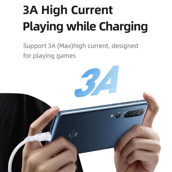 USAMS US-SJ601 U84 USB-auf-USB-C/Typ-C 3A Ladedatenkabel – Bild 3