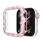 Zweireihige Diamanten-PC-Schutzhülle, For Apple Watch Series 5 & 4 44mm, For Apple Watch Series 3 & 2 & 1 38mm