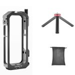 Für Insta360 X3 YELANGU LW-ONE X3 Metallkäfig-Gehäuse mit erweitertem Rahmen, LW-ONE X3 With T1 Tripod