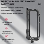 Für Insta360 X3 YELANGU LW-ONE X3 Metallkäfig-Gehäuse mit erweitertem Rahmen, LW-ONE X3 With T1 Tripod – Bild 5