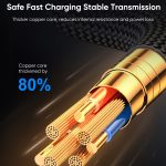 JOYROOM S-AC066A16 6A USB-auf-USB-C/Typ-C-Digitalanzeige-Schnellladedatenkabel – Bild 7