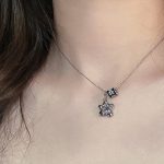 Damen-Halskette mit leichter Luxus-Schleife, Schlüsselbeinkette – Bild 2