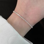 S925 Sterling Silber Gypsophila Beanie Damenarmband