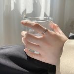 S925 Sterling Silber Cool Style Damen Kombinationsring