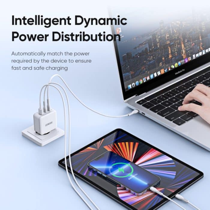 DUZZONA T9 65W Dual USB-C / Typ-C+USB GaN Schnellladegerät – Bild 6