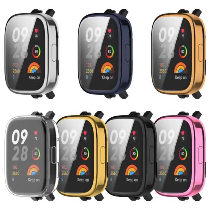 Vollständige TPU-Galvanik-Uhrenschutzhülle, For Redmi Watch 3 – Bild 4