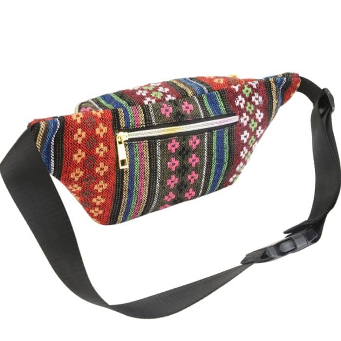 Outdoor-Sport-Mode-Hüfttasche im Bohemian-Ethno-Stil, 34x15cm – Bild 3