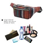Outdoor-Sport-Mode-Hüfttasche im Bohemian-Ethno-Stil, 34x15cm – Bild 5