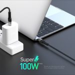 DUZZONA A4 5A USB-C / Typ-C auf USB-C / Typ-C + 8 Pin + Micro-USB-Schnellladedatenkabel, Kabellänge: 1,3 m – Bild 4