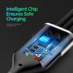 DUZZONA A4 5A USB-C / Typ-C auf USB-C / Typ-C + 8 Pin + Micro-USB-Schnellladedatenkabel, Kabellänge: 1,3 m – Bild 5