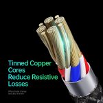 DUZZONA A4 5A USB-C / Typ-C auf USB-C / Typ-C + 8 Pin + Micro-USB-Schnellladedatenkabel, Kabellänge: 1,3 m – Bild 6