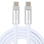 Mech Series 120 W USB-C/Typ-C auf USB-C/Typ-C Metallstecker Silikon-Schnelllade-Datenkabel, Länge: 1,2 m