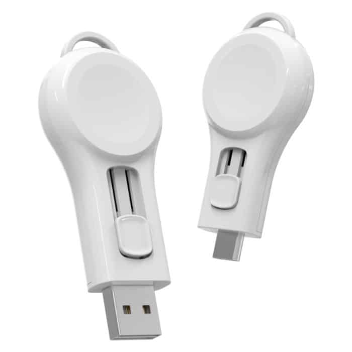 Tragbares kabelloses USB-Ladegerät mit magnetischer Saugfunktion, USB – Bild 2