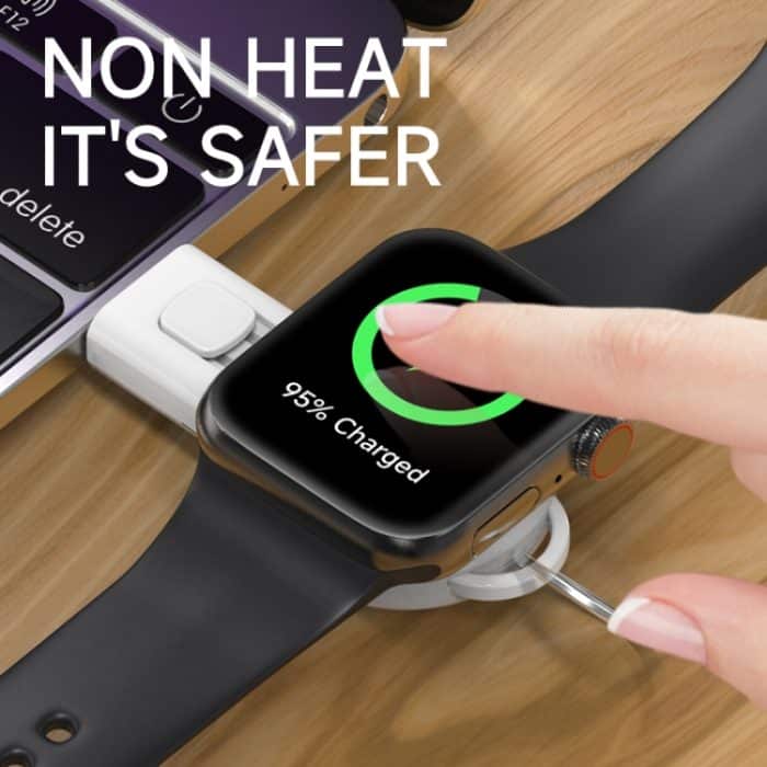 Tragbares kabelloses USB-Ladegerät mit magnetischer Saugfunktion, USB – Bild 6