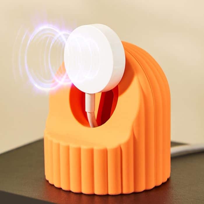 Ladeständer für Uhren aus Silikon mit Wellenmuster, For Apple Watch – Bild 4