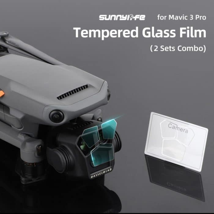 Sunnylife M3P-BHM578 2 Sets explosionsgeschützte HD-Hartglasfolie, Sunnylife For DJI Mavic 3 Pro – Bild 3